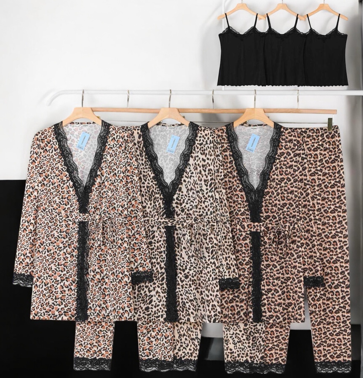 Pigiama Donna ANIMALIER a 3 pezzi